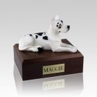 Great Dane Harlequin Laying Medium Dog Urn